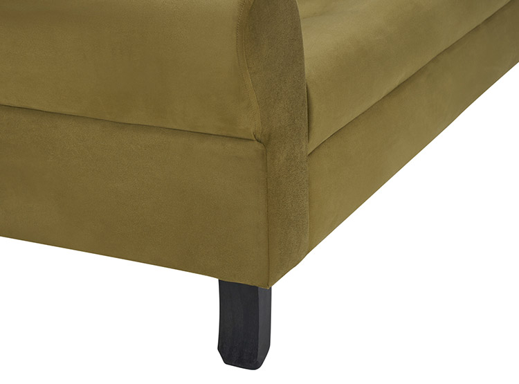 SET DE MUEBLES BODEVIR SOFÁ LUA 3 CUERPOS FELPA + 2 POUFS - 5