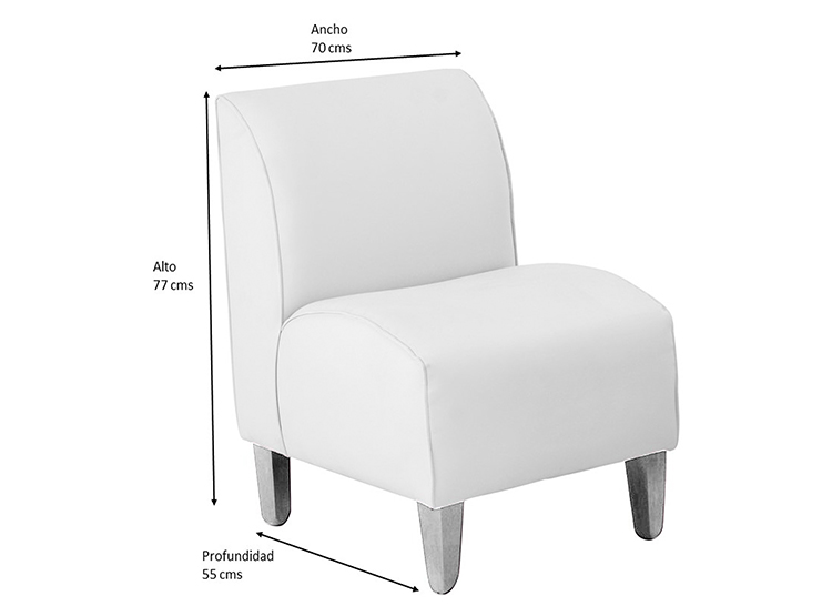 POLTRONA BODEVIR SOFT 1 CUERPO FELPA - 6