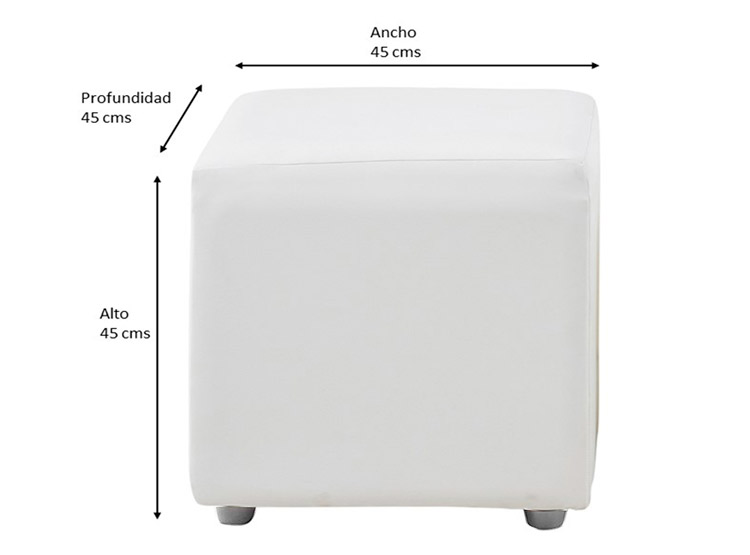SET POUFS BODEVIR CALI 1 CUERPO FELPA - 6