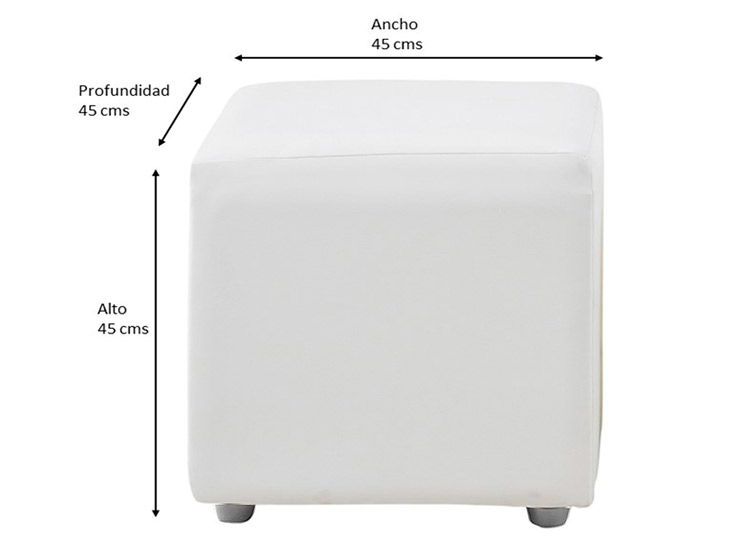 SET POUFS BODEVIR CALI 1 CUERPO FELPA - 6