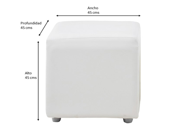 SET POUFS BODEVIR CALI 1 CUERPO FELPA - 6