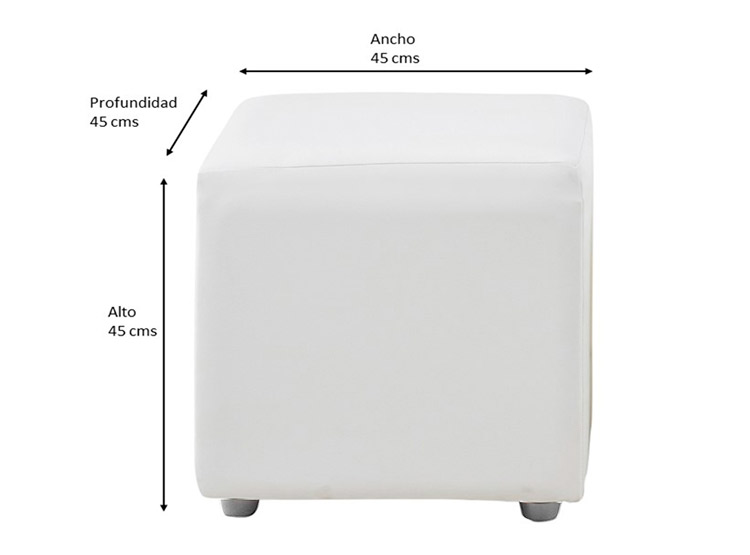 SET POUFS BODEVIR CALI 1 CUERPO FELPA - 6
