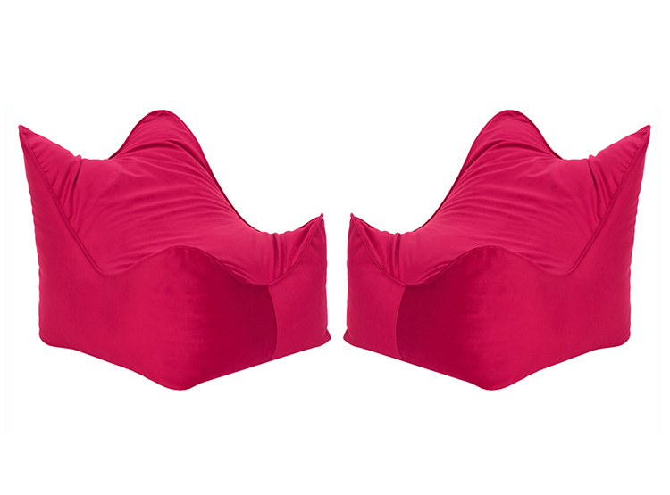 SET 2 POUFS BODEVIR POTTER TATTO 1 CUERPO FELPA
