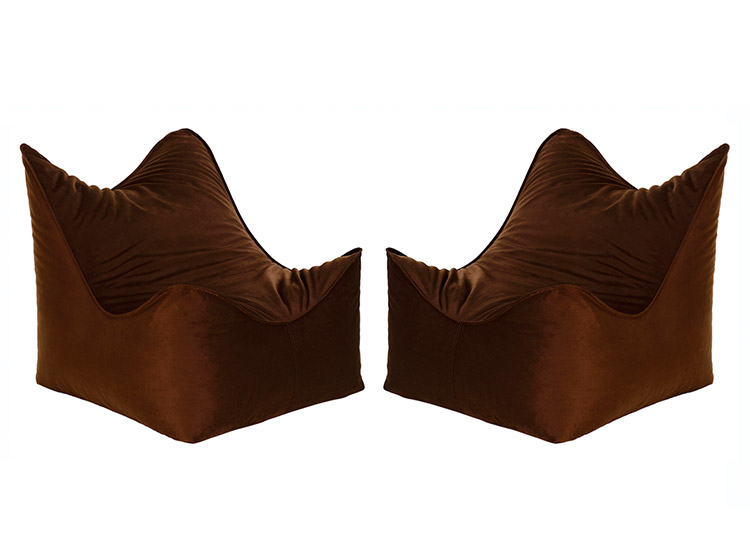 SET 2 POUFS BODEVIR POTTER TATTO 1 CUERPO FELPA
