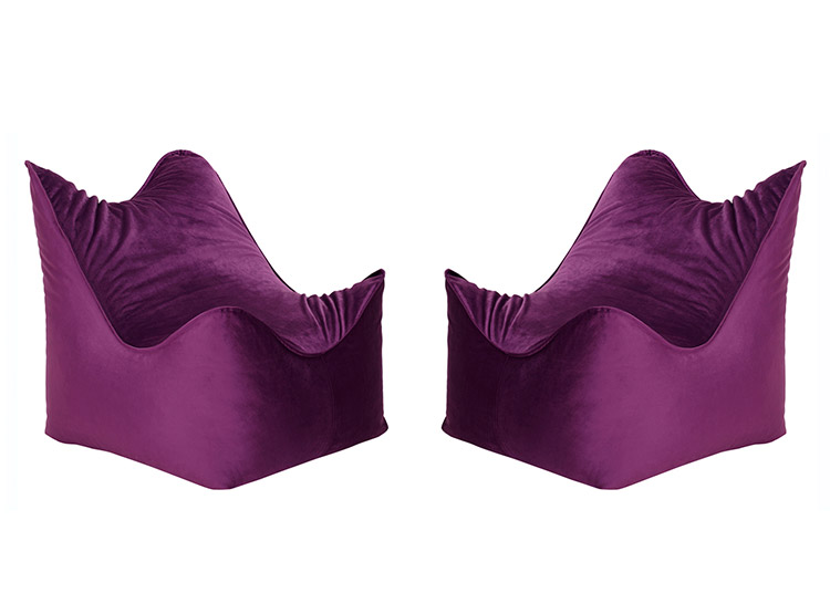 SET 2 POUFS BODEVIR POTTER TATTO 1 CUERPO FELPA