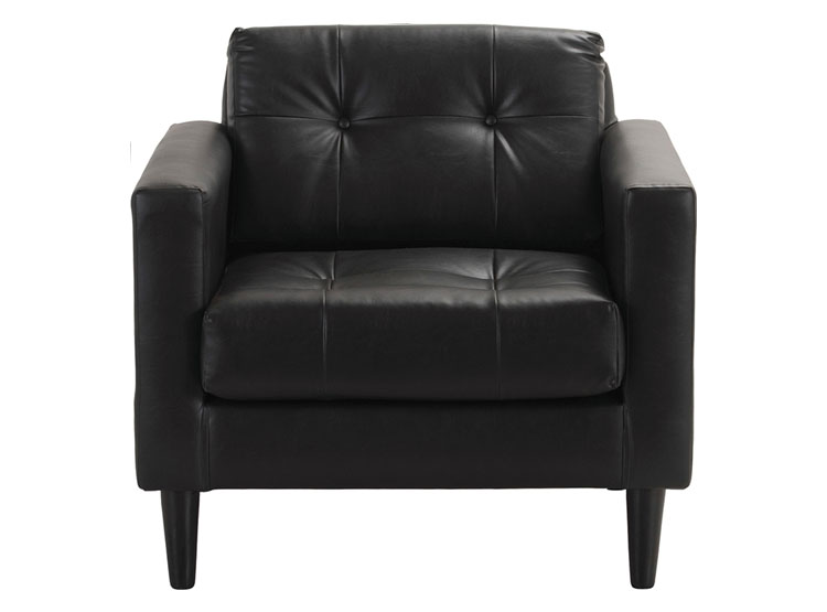 SILLON BODEVIR RETRO PU 1 CUERPO NEGRO - 1
