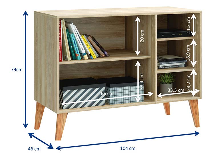 BUFFET BE DESIGN LEAVES BLANCO NATURAL - 3