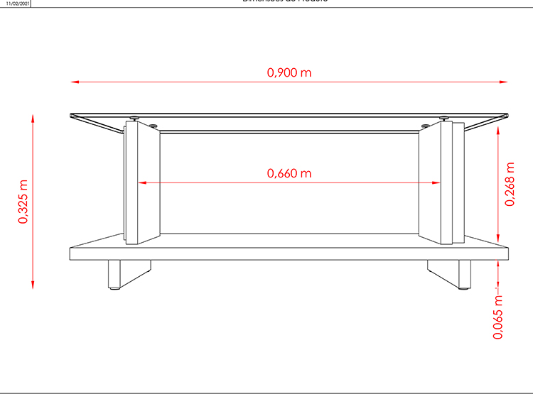 MESA DE CENTRO ALTAVISION CALACATA FRIZZ WHITE - 2