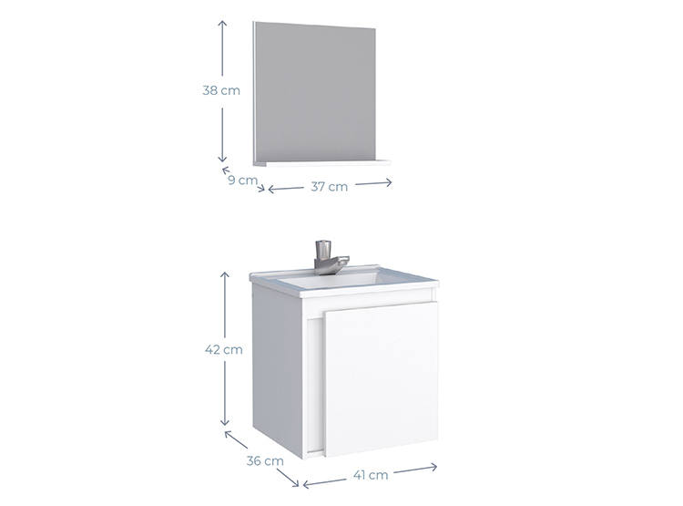 VANITORIO VEKKA HOME ONIX AEREO ESPEJO - 4