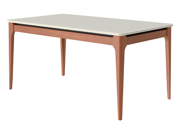 JUEGO DE COMEDOR DECOCASA ADDAR SAGA RATAN 1.6 6 SILLAS BLANCO - 3