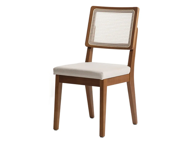 JUEGO DE COMEDOR DECOCASA ADDAR SAGA RATAN 1.6 6 SILLAS BLANCO - 5