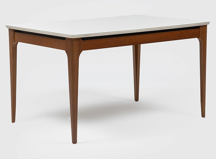 JUEGO DE COMEDOR DECOCASA ADDAR SAGA RATAN 1.35 4 SILLAS BLANCO - 2