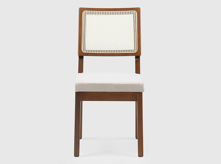 JUEGO DE COMEDOR DECOCASA ADDAR SAGA RATAN 1.35 4 SILLAS BLANCO - 5