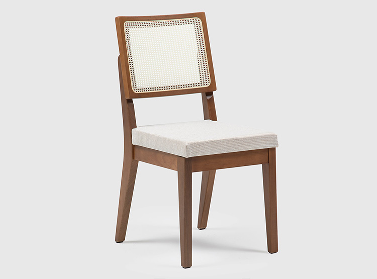 JUEGO DE COMEDOR DECOCASA ADDAR SAGA RATAN 1.35 4 SILLAS BLANCO - 6
