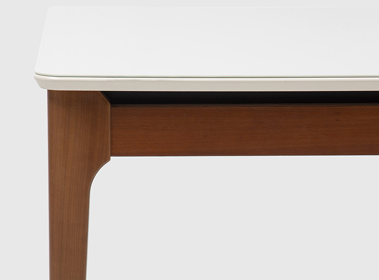 JUEGO DE COMEDOR DECOCASA ADDAR SAGA RATAN 1.35 4 SILLAS BLANCO - 9