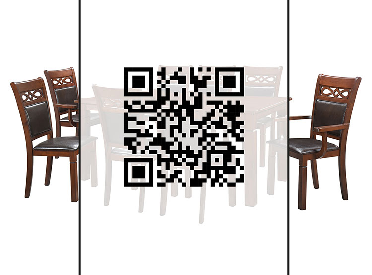 JUEGO DE COMEDOR ZOY HOME CAPRI 6 SILLAS 2 SITIALES CAFÉ - 13