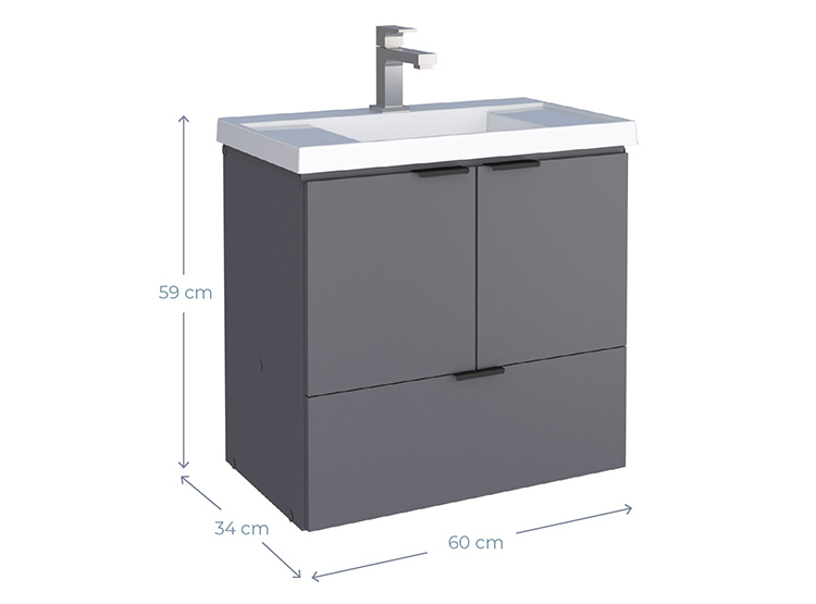 VANITORIO VEKKA HOME LIS AEREO GREY - 6