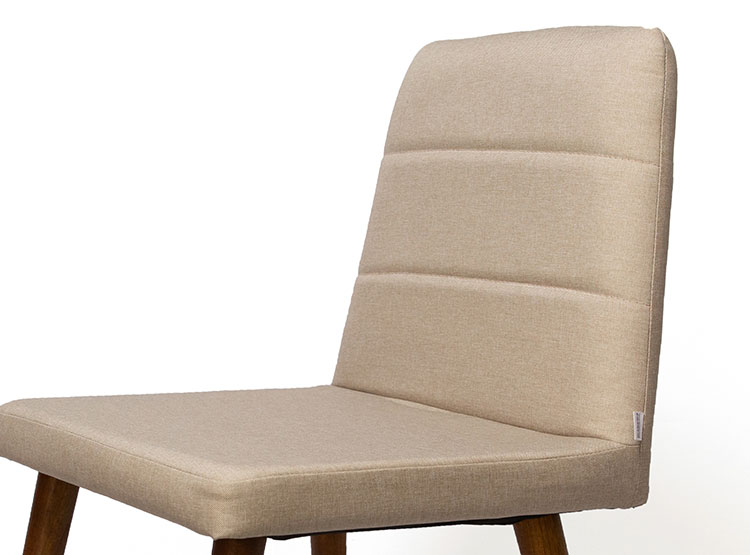 SILLA COMEDOR DECOCASA YASMIN 1 CUERPO LINO - 3