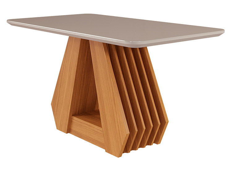 JUEGO DE COMEDOR DECOCASA ÁGATA FER LB 4 SILLAS CRUDO - 2
