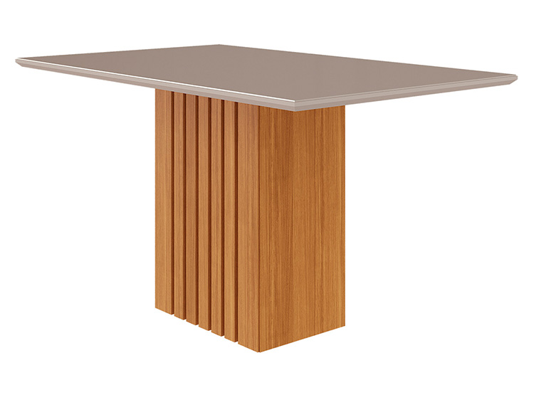 JUEGO DE COMEDOR DECOCASA ANA PAO LG 4 SILLAS CRUDO - 2