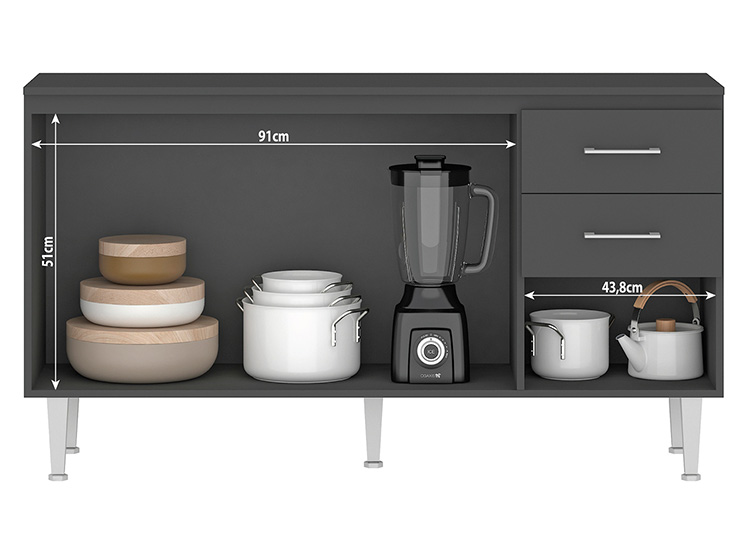 MUEBLE DE COCINA VEKKA HOME OPIE BASE 140 - 7