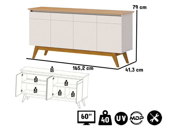 BUFFET BE DESIGN CLASSIC 4P - 5