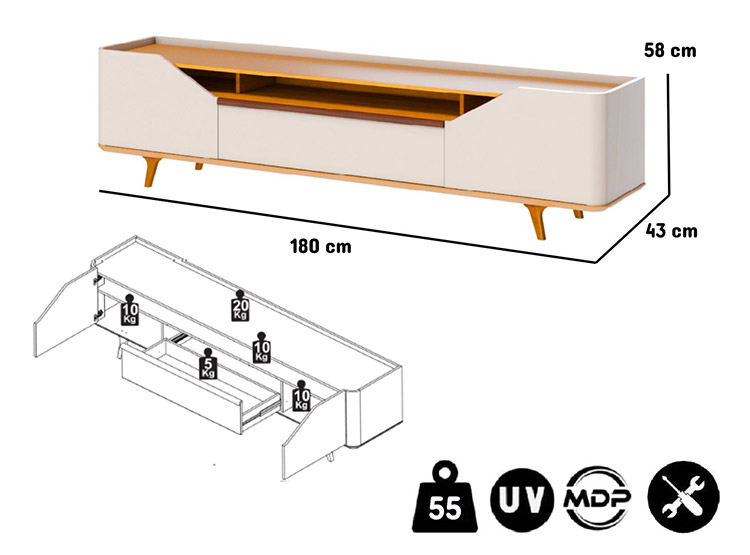 RACK BE DESIGN STAND ARC - 6