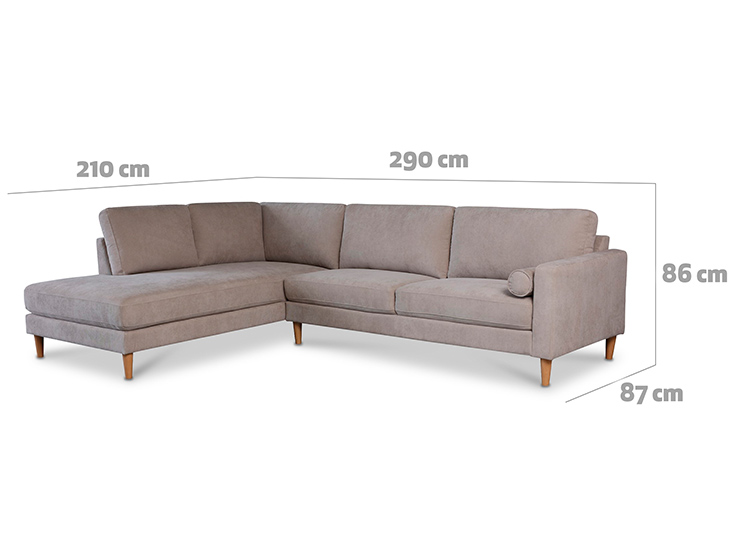 SOFA SECCIONAL LONDRES IZQUIERDO ARENA - 6
