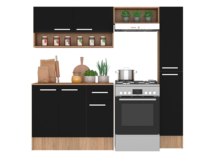MUEBLE DE COCINA VEKKA HOME KIT MADRI SIMPLE GRIS - 3