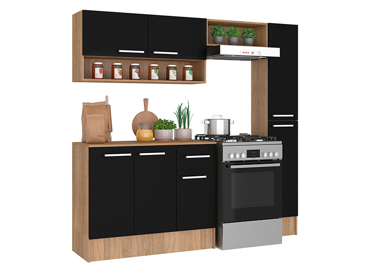 MUEBLE DE COCINA VEKKA HOME KIT MADRI SIMPLE GRIS - 4