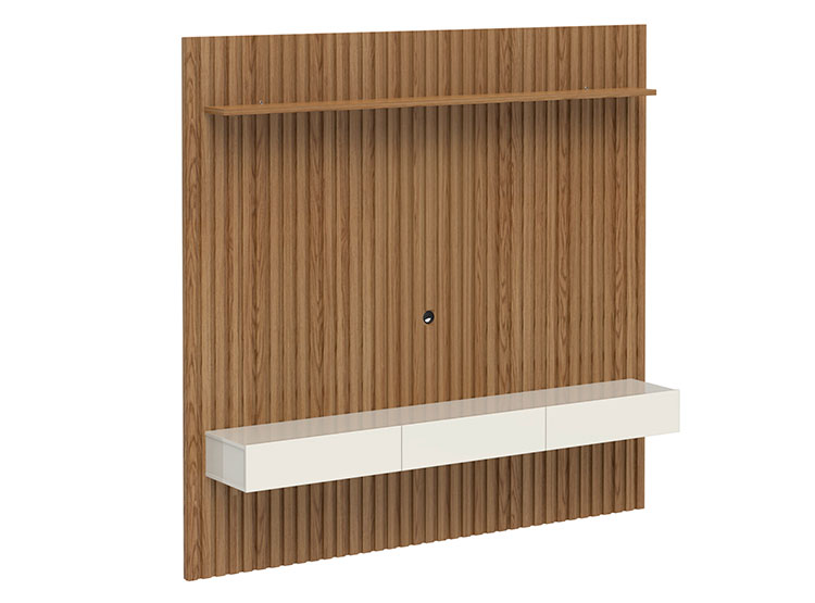 HOME RACK DECOCASA ASPEN 2.3 OAK OFF WHITE - 2