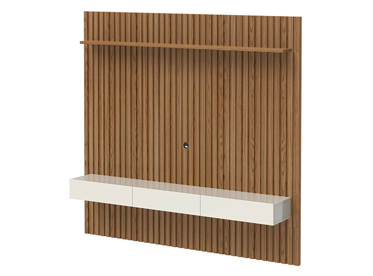 HOME RACK DECOCASA ASPEN 2.3 OAK OFF WHITE - 3