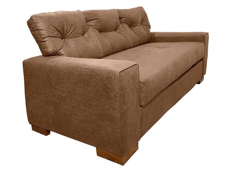 SOFÁ CAMA LIVING FACTORY MILI 3 CUERPOS CAFÉ 2 PLAZAS - 2