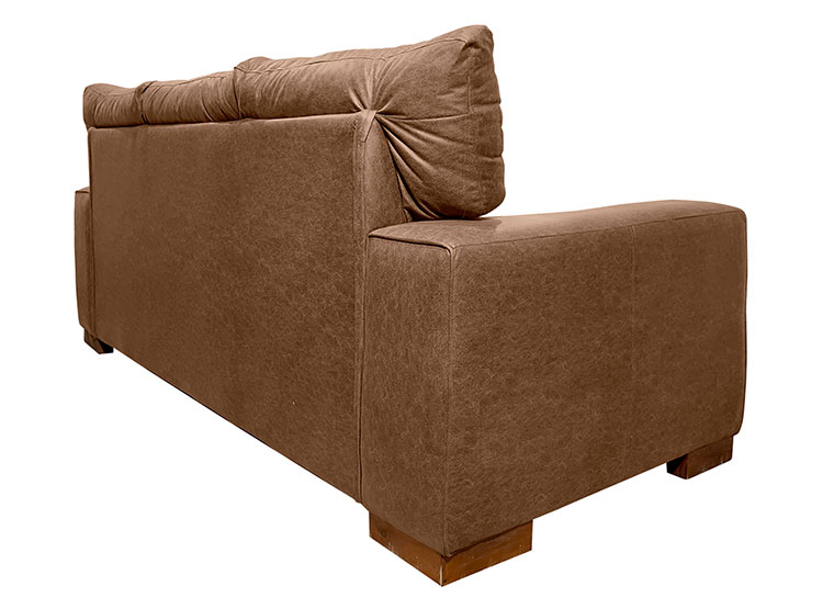SOFÁ CAMA LIVING FACTORY MILI 3 CUERPOS CAFÉ 2 PLAZAS - 3