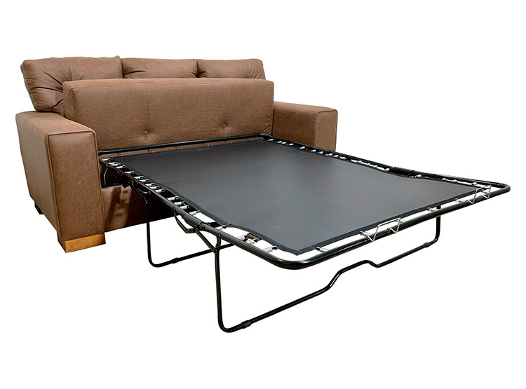 SOFÁ CAMA LIVING FACTORY MILI 3 CUERPOS CAFÉ 2 PLAZAS - 7