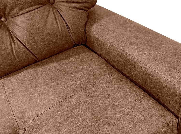 SOFÁ CAMA LIVING FACTORY MILI 3 CUERPOS CAFÉ 2 PLAZAS - 8