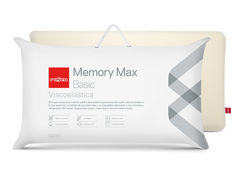 ALMOHADA ROSEN AMER VISCO MEMORY MAX 80 X 42 CM - 2