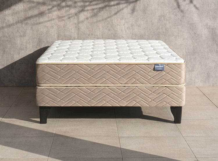 JUEGO DE DORMITORIO CELTA CAMA EUROPEA BAMBOO 2 PLAZAS + TEXTIL - 5