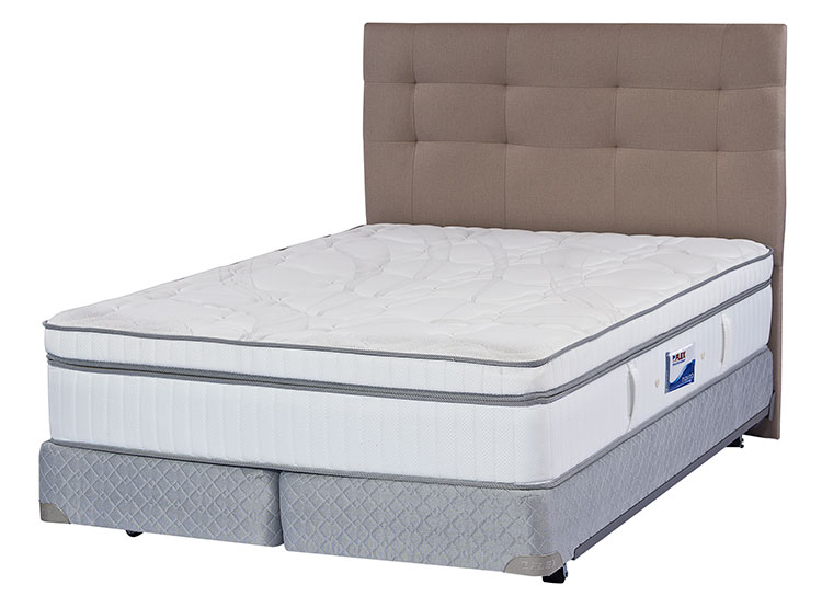 Box Spring Prado BOX SPRING FLEX MAXIMO 2 PL B/D + MUEBLE ARENA
