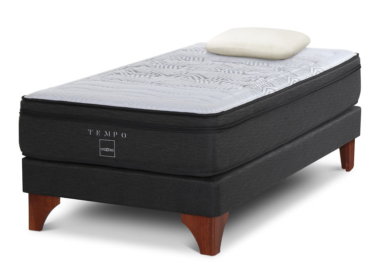 CAMA EUROPEA ROSEN TEMPO 1.5 PLAZAS + ALMOHADA - 1