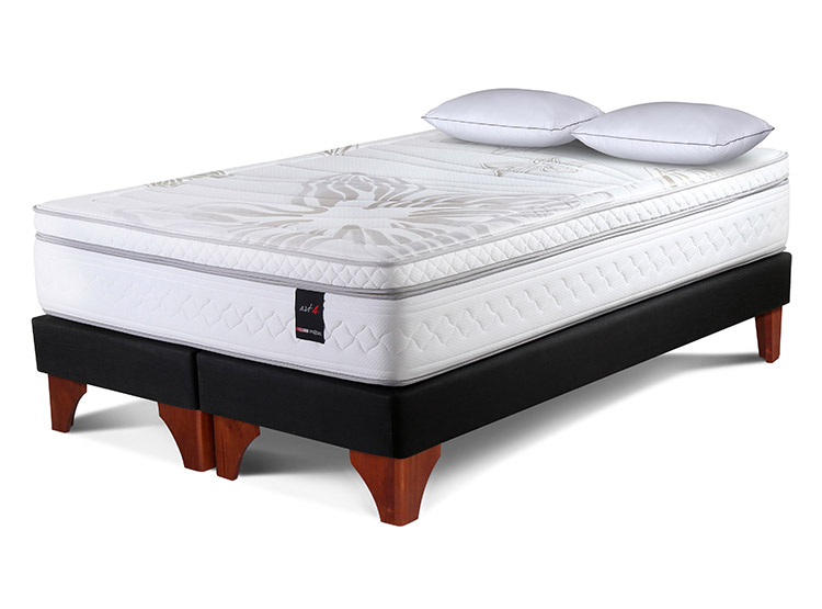 CAMA EUROPEA ROSEN ART 4 SUPER KING B/D + 2 ALMOHADAS - 1
