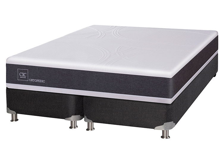 CAMA BOX SPRING CIC NEW ORTOPEDIC KING - 2