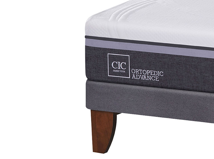 JUEGO DE DORMITORIO CIC CAMA EUROPEA ORTOPEDIC ADVANCE ADVAN BD 2 PLAZAS + SET ARES - 3