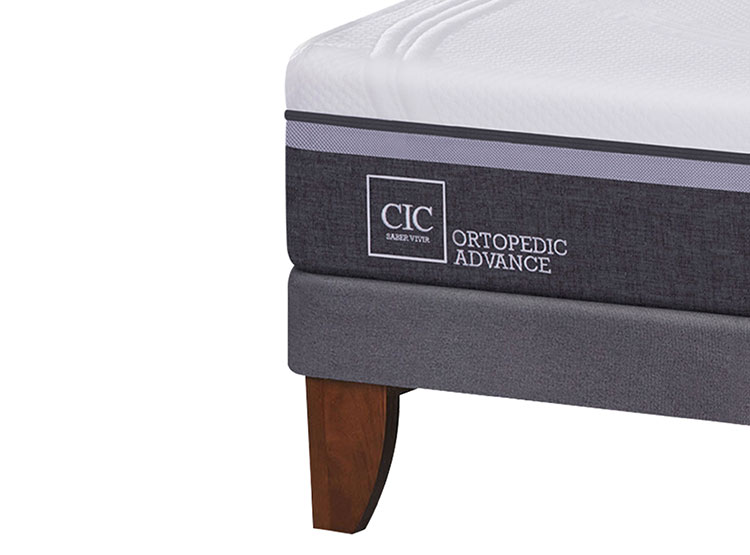 JUEGO DE DORMITORIO CIC CAMA EUROPEA ORTOPEDIC ADVANCE ADVAN BN 2 PLAZAS + SET ENIO - 3