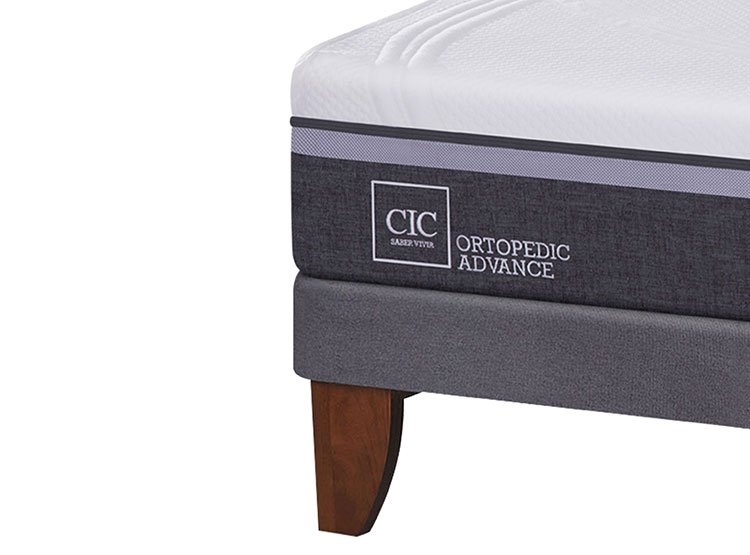 JUEGO DE DORMITORIO CIC CAMA EUROPEA ORTOPEDIC ADVANCE ADVAN BD 2 PLAZAS + SET ENIO - 3