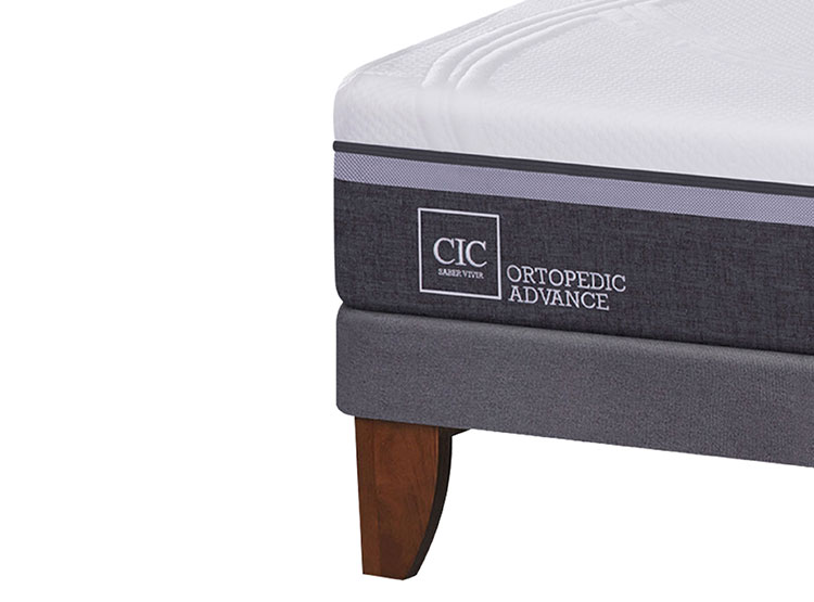 JUEGO DE DORMITORIO CIC CAMA EUROPEA ORTOPEDIC ADVANCE ADVAN BD KING + SET ENIO - 3