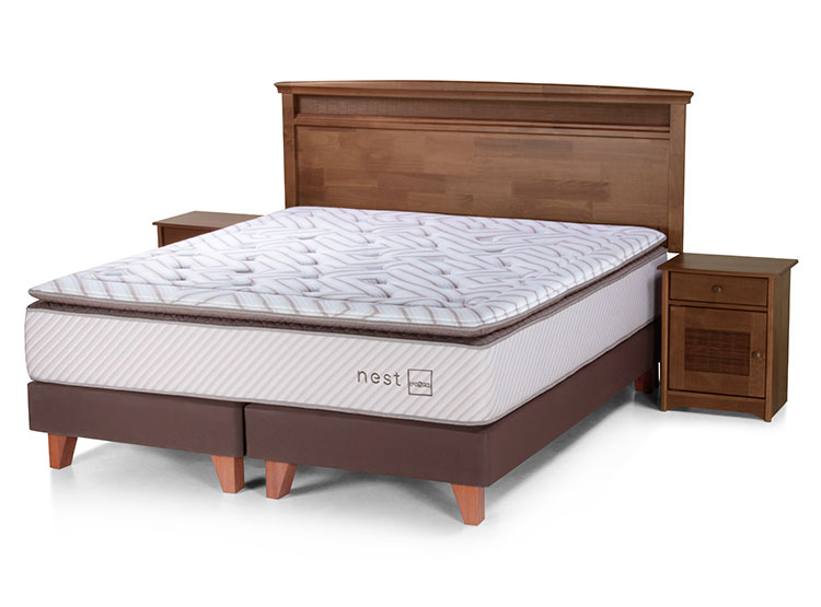BOX SPRING ROSEN NEST 2 PL + MADERAS VENETO - 1