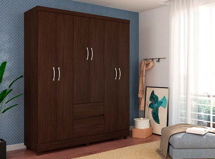 CLOSET RIPLEY HOME ROSS 6 PUERTAS 2 CAJONES - 9