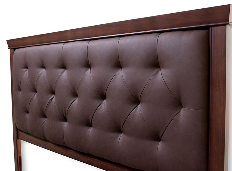 RESPALDO ROSEN BRERA KING MADERA MARRON - 2