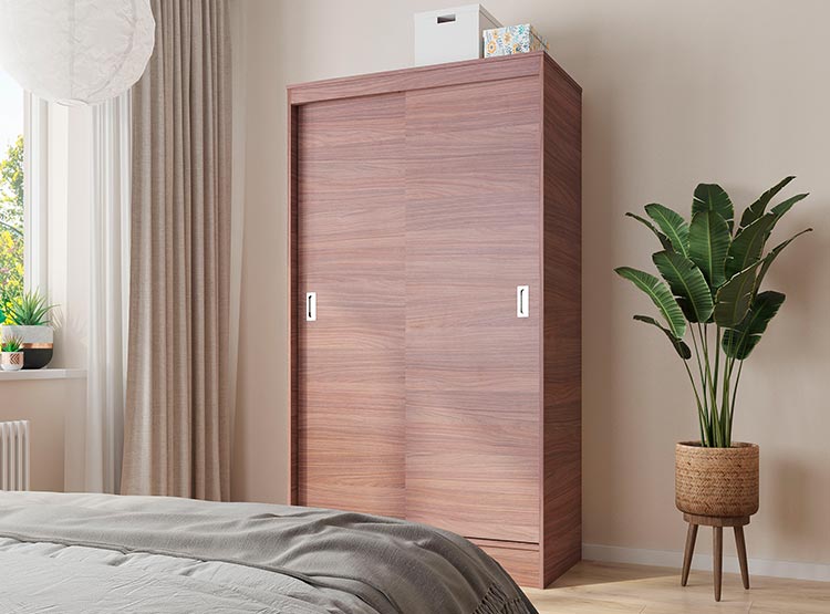 CLOSET CIC CABURGUA WALNUT 2P - 6